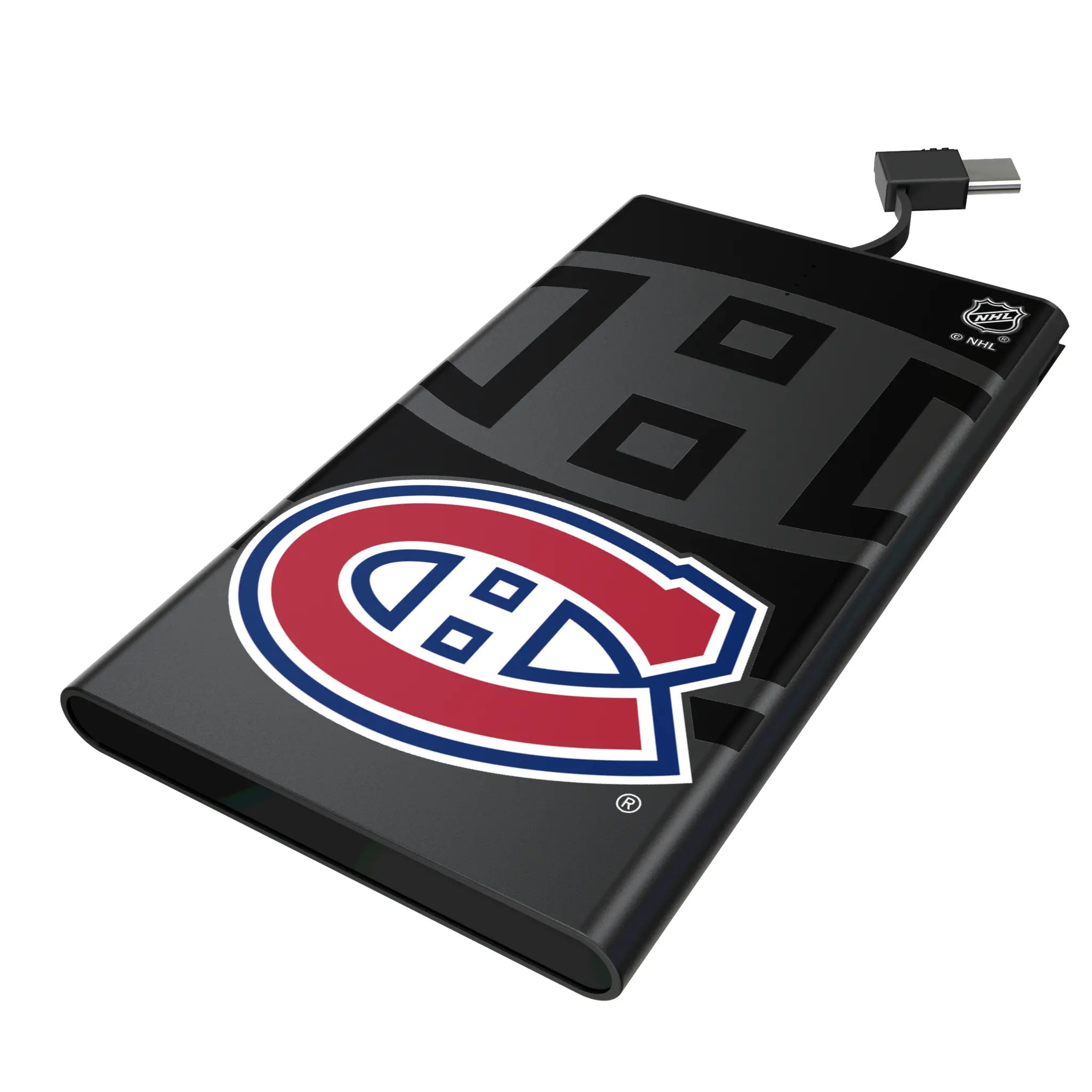 Montreal Canadiens Monocolor Tilt 5000mAh Flat Powerbank