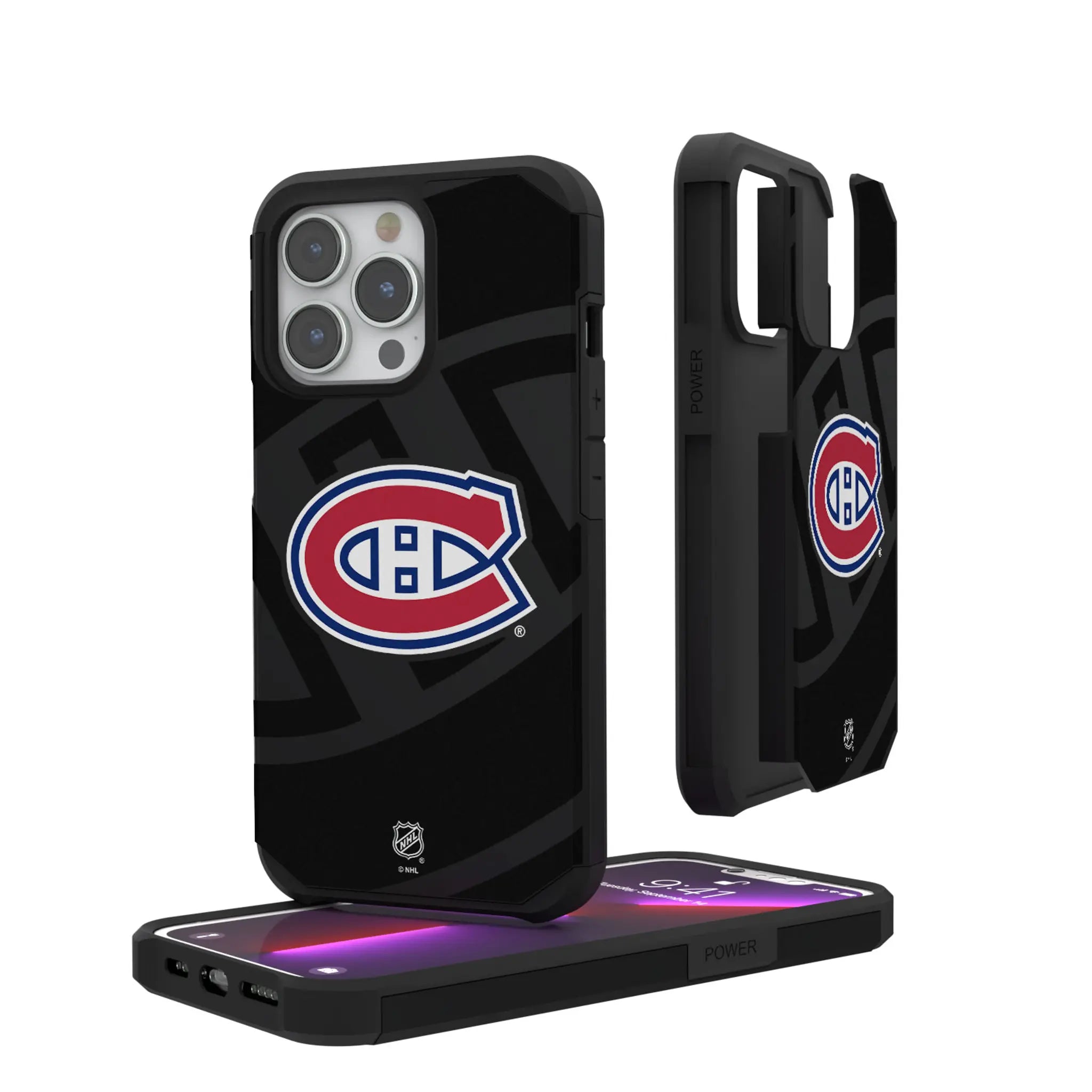 Montreal Canadiens Monocolor Tilt Rugged Phone Case