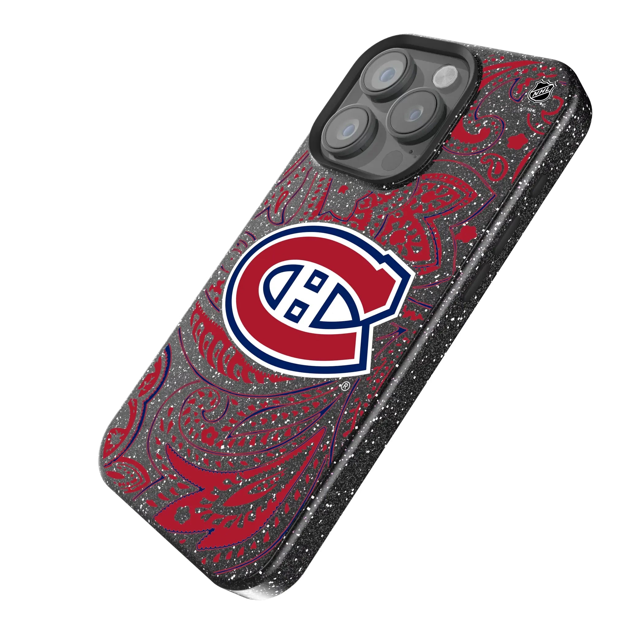 Montreal Canadiens Paisley Bling Phone Case