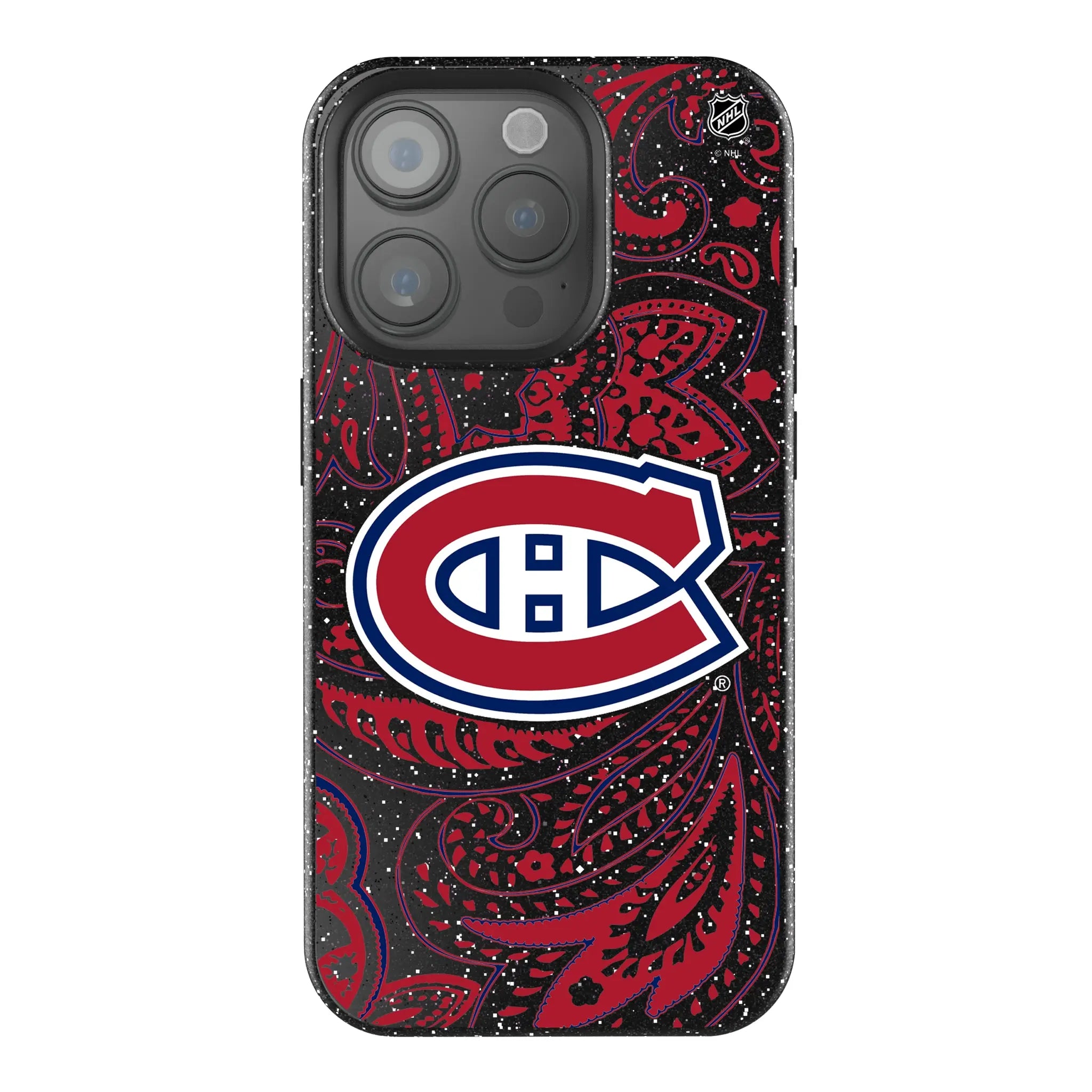 Montreal Canadiens Paisley Bling Phone Case