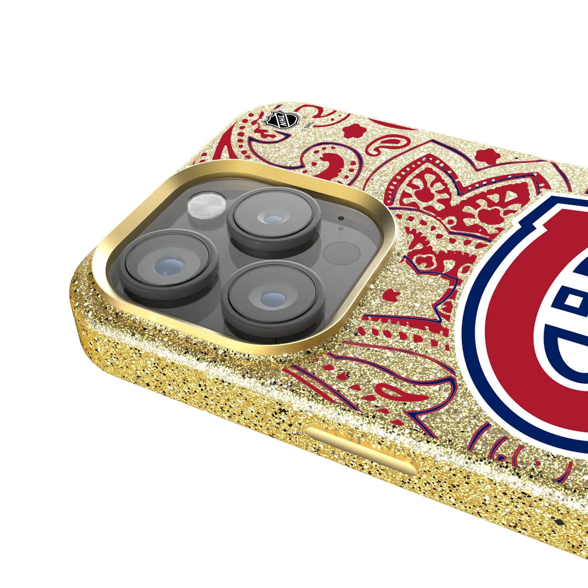Montreal Canadiens Paisley Bling Phone Case