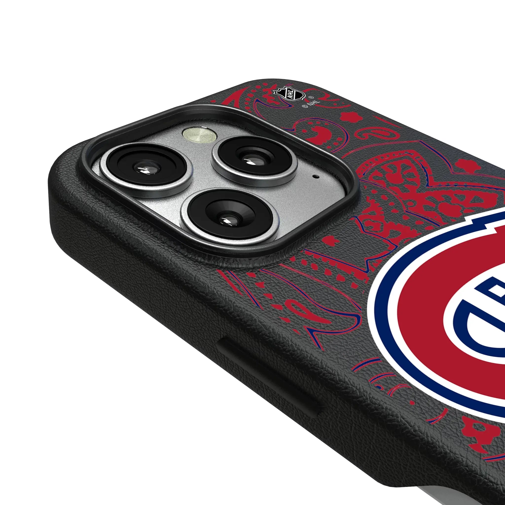 Montreal Canadiens Paisley MagSafe Compatible Phone Case for Apple iPhone