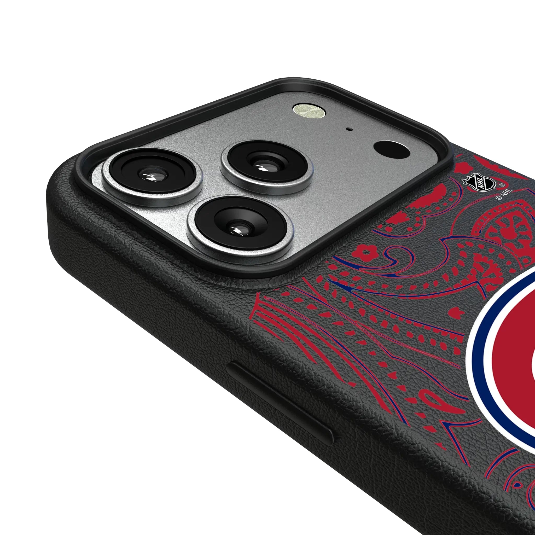 Montreal Canadiens Paisley MagSafe Compatible Phone Case for Apple iPhone