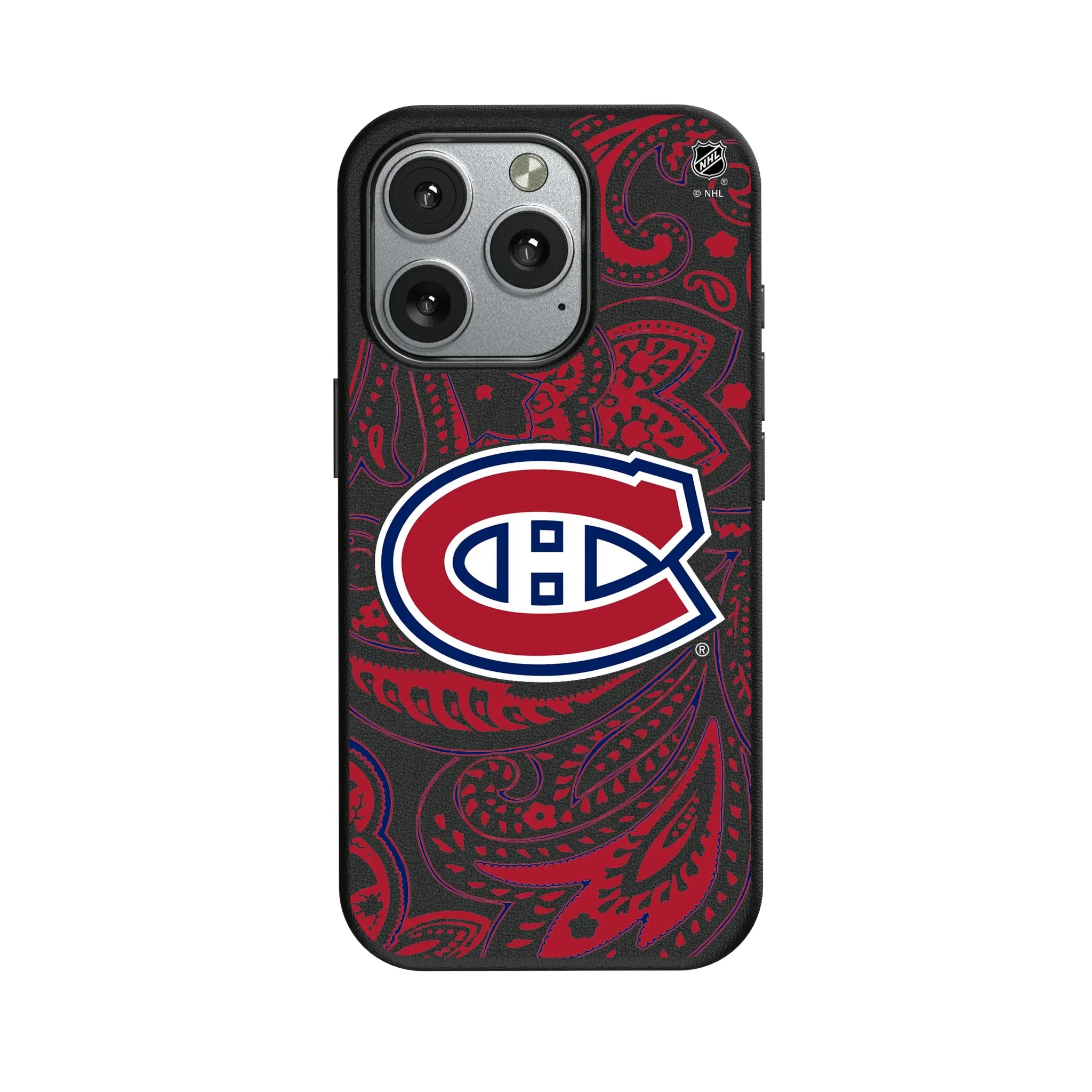 Montreal Canadiens Paisley MagSafe Compatible Phone Case for Apple iPhone