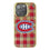 Montreal Canadiens Plaid Bling Phone Case
