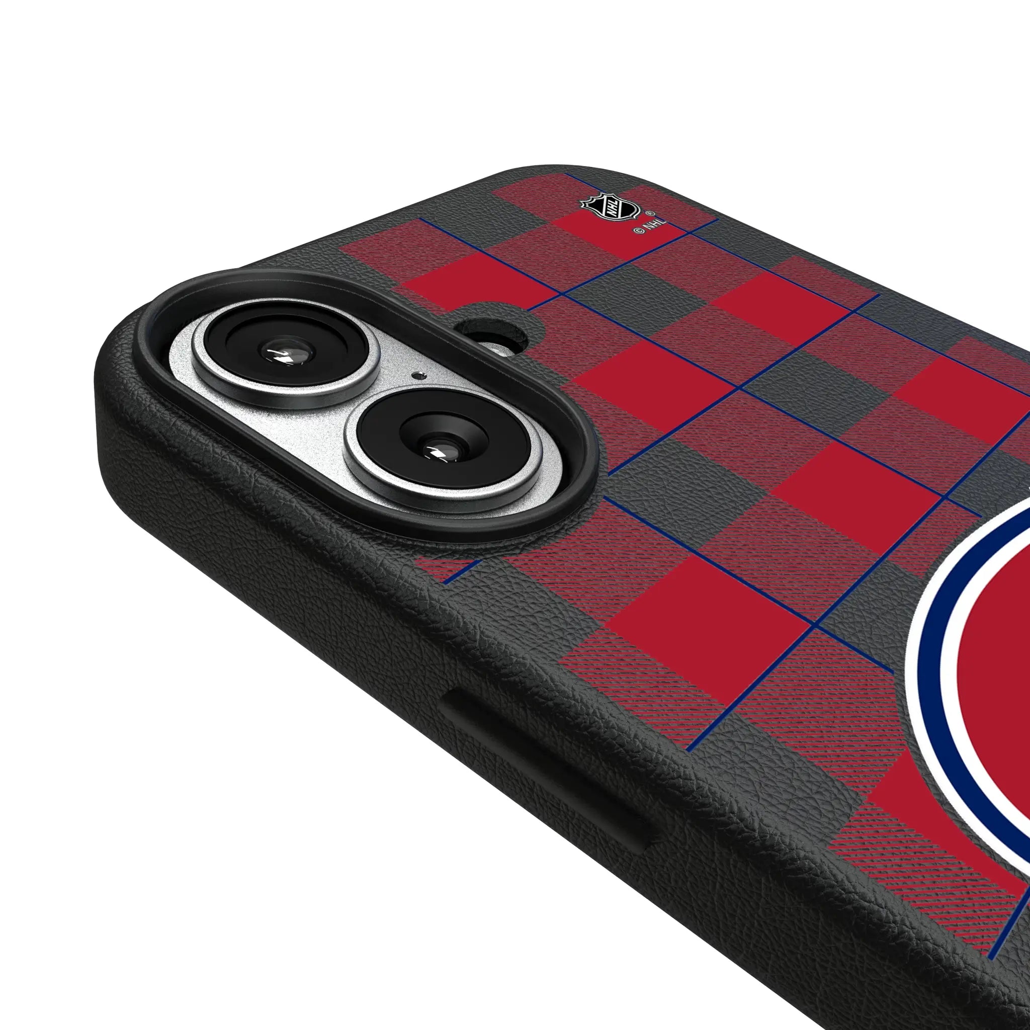 Montreal Canadiens Plaid MagSafe Compatible Phone Case for Apple iPhone