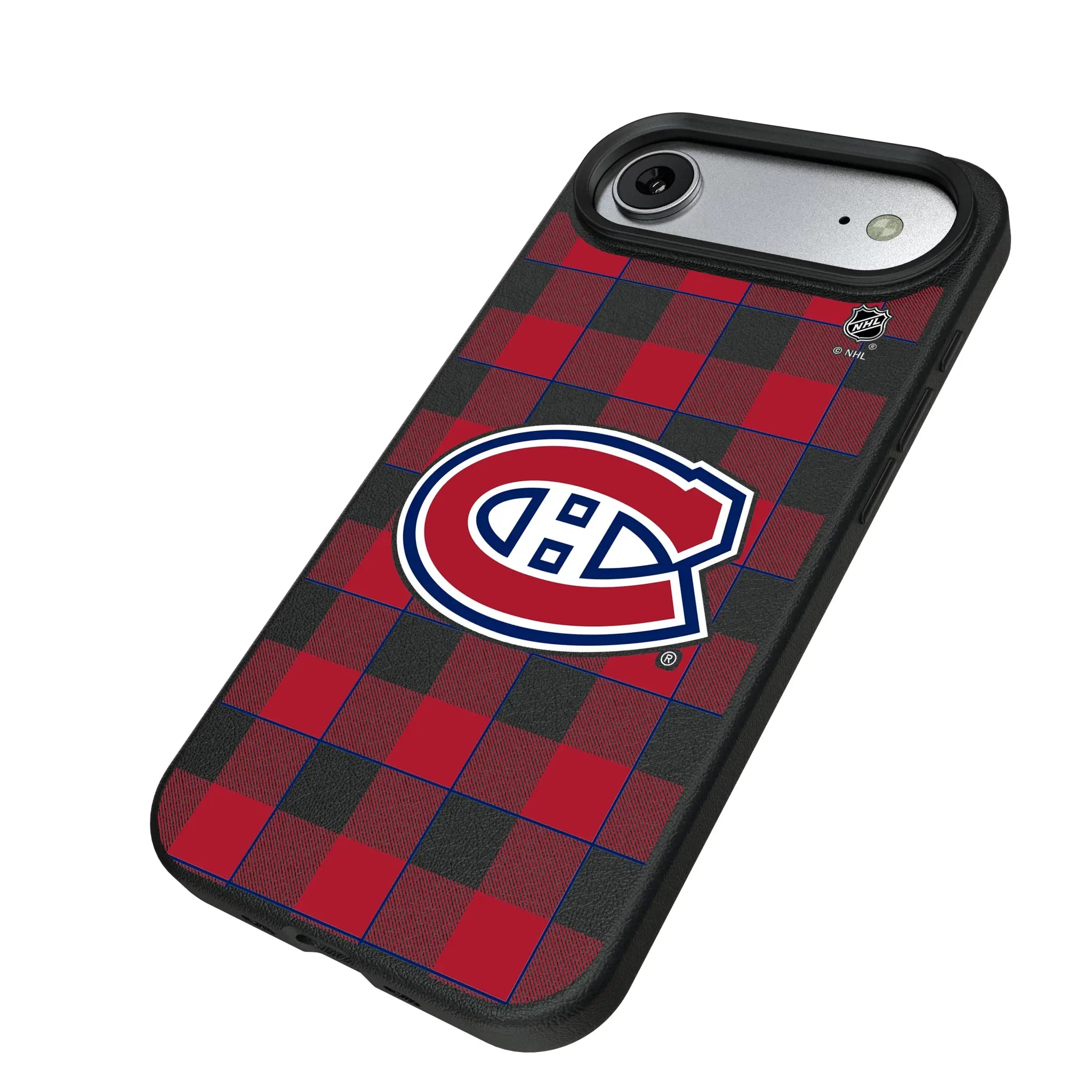 Montreal Canadiens Plaid MagSafe Compatible Phone Case for Apple iPhone
