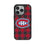 Montreal Canadiens Plaid MagSafe Compatible Phone Case for Apple iPhone