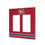 Montreal Canadiens Stripe Hidden-Screw Light Switch Plate