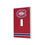 Montreal Canadiens Stripe Hidden-Screw Light Switch Plate