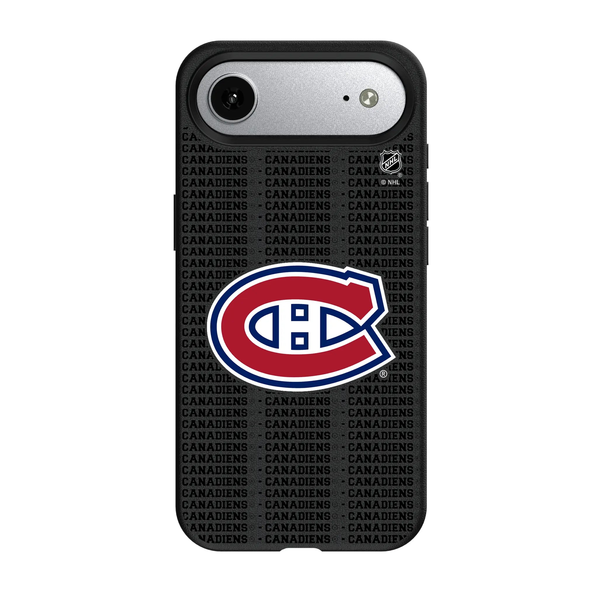 Montreal Canadiens Text Backdrop MagSafe Compatible Phone Case for Apple iPhone