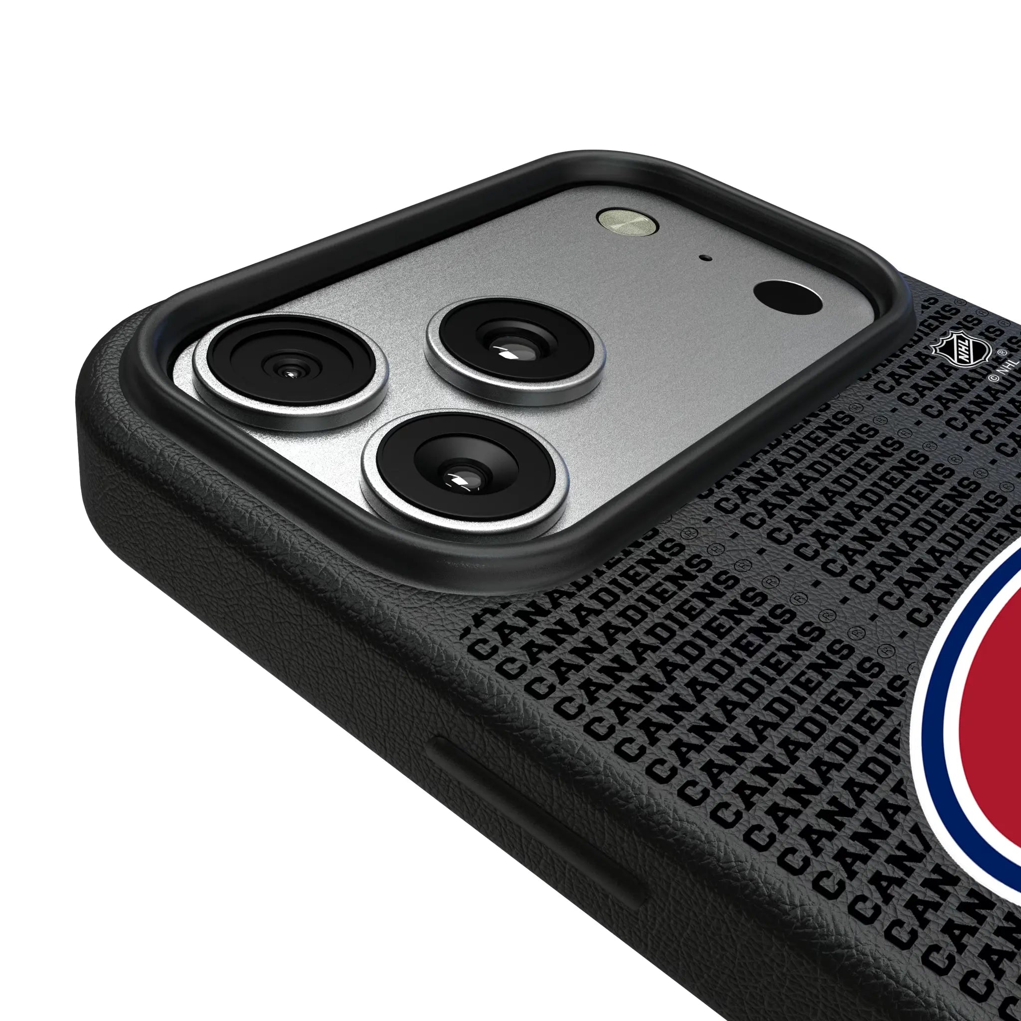 Montreal Canadiens Text Backdrop MagSafe Compatible Phone Case for Apple iPhone