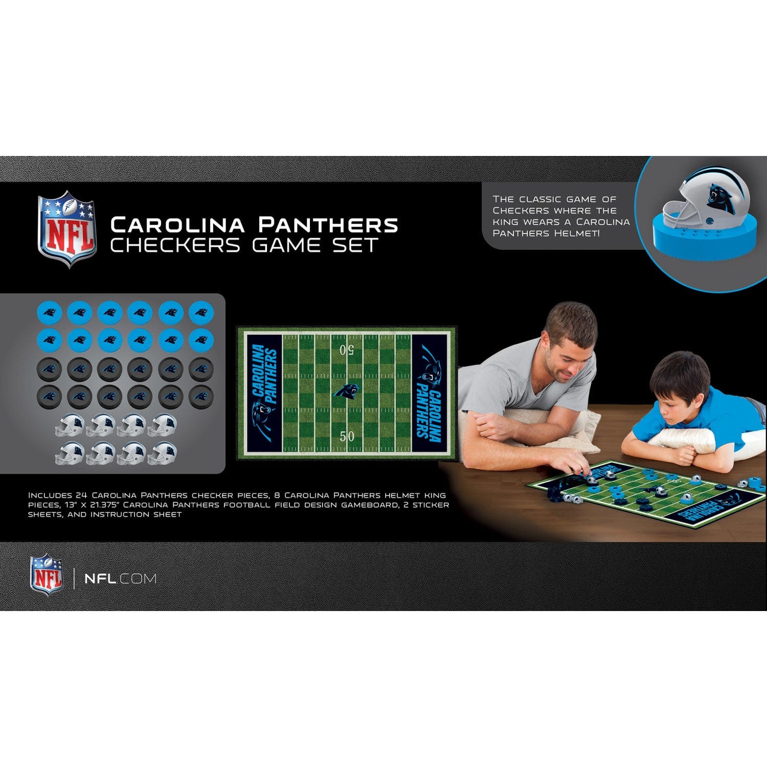 Carolina Panthers Checkers Game