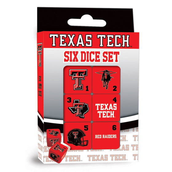 Texas Tech Red Raiders Dice Set - 19mm - 757 Sports Collectibles