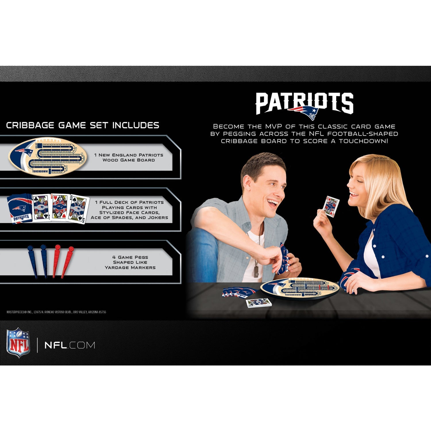 New England Patriots Cribbage - 757 Sports Collectibles