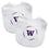 Washington Huskies Baby Bibs 2-Pack - Sports Gifts, Sports Memorabilia, Sports Collectibles, Fan Shop
