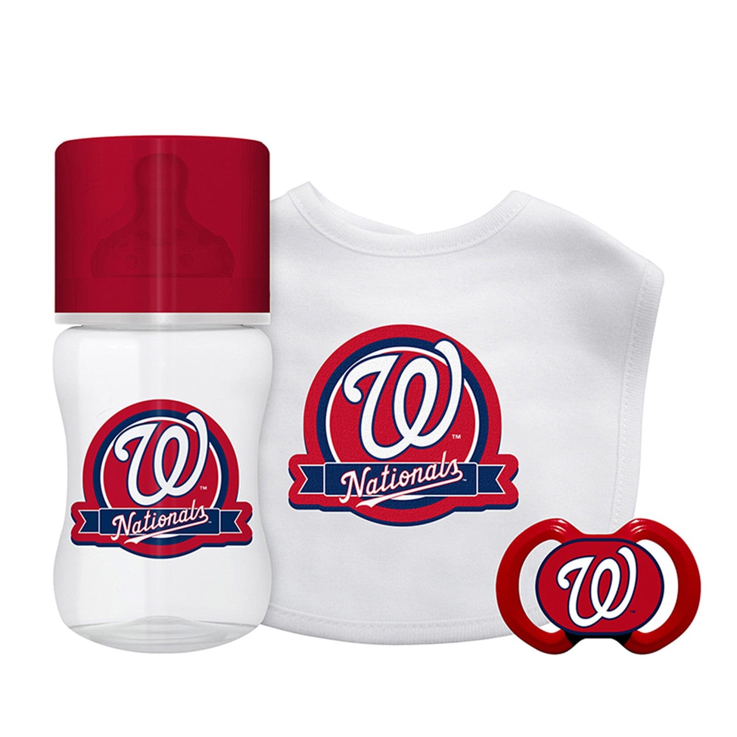 Washington Nationals 3-Piece Baby Gift Set - Sports Gifts, Sports Memorabilia, Sports Collectibles, Fan Shop