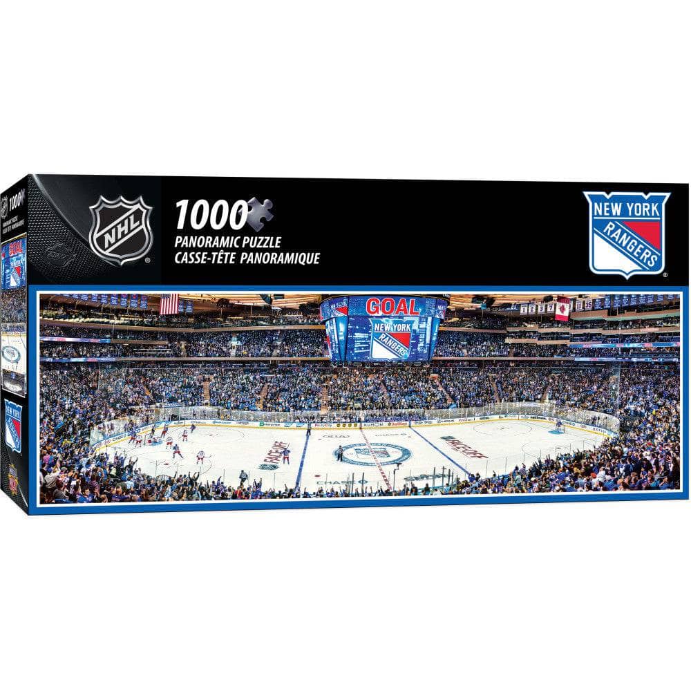 New York Rangers 1000 Piece Panoramic Jigsaw Puzzle - Sports Gifts, Sports Memorabilia, Sports Collectibles, Fan Shop