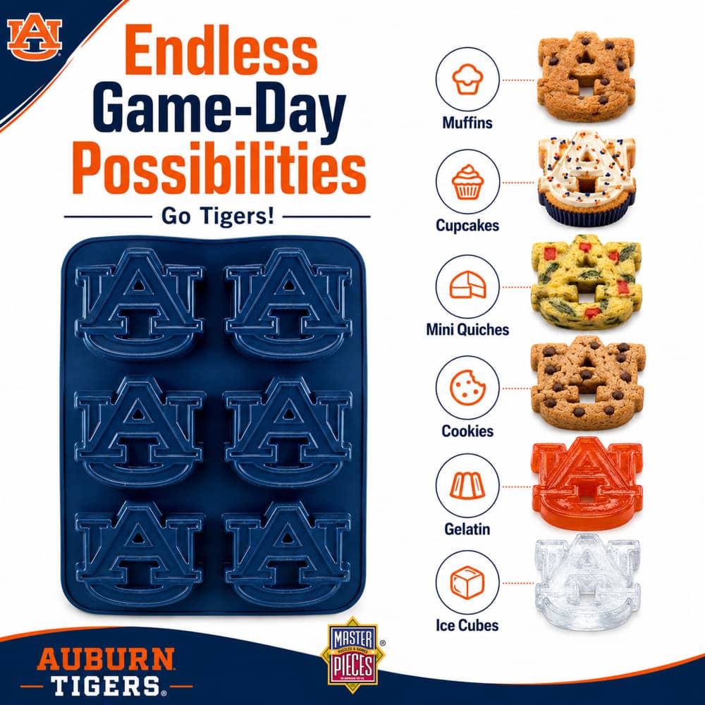 Auburn Tigers Official Muffin Pan