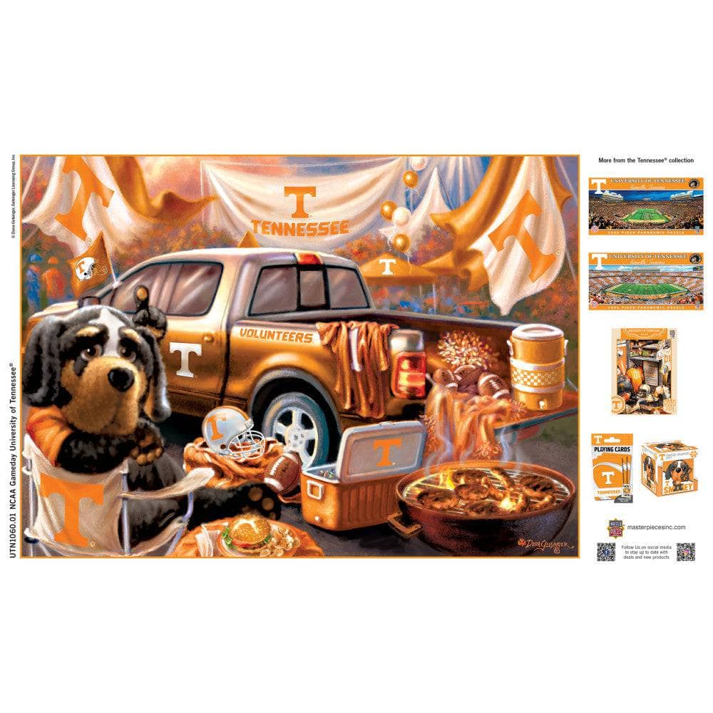 Tennessee Volunteers Gameday 1000 Piece Jigsaw Puzzle - Sports Gifts, Sports Memorabilia, Sports Collectibles, Fan Shop