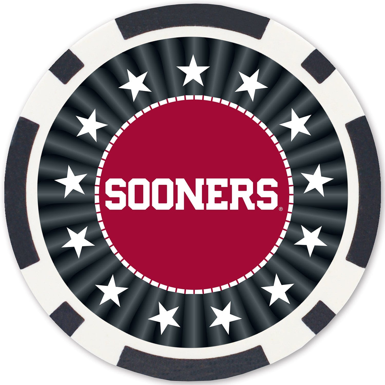 Oklahoma Sooners 100-Piece Poker Chip Set - Sports Gifts, Sports Memorabilia, Sports Collectibles, Fan Shop