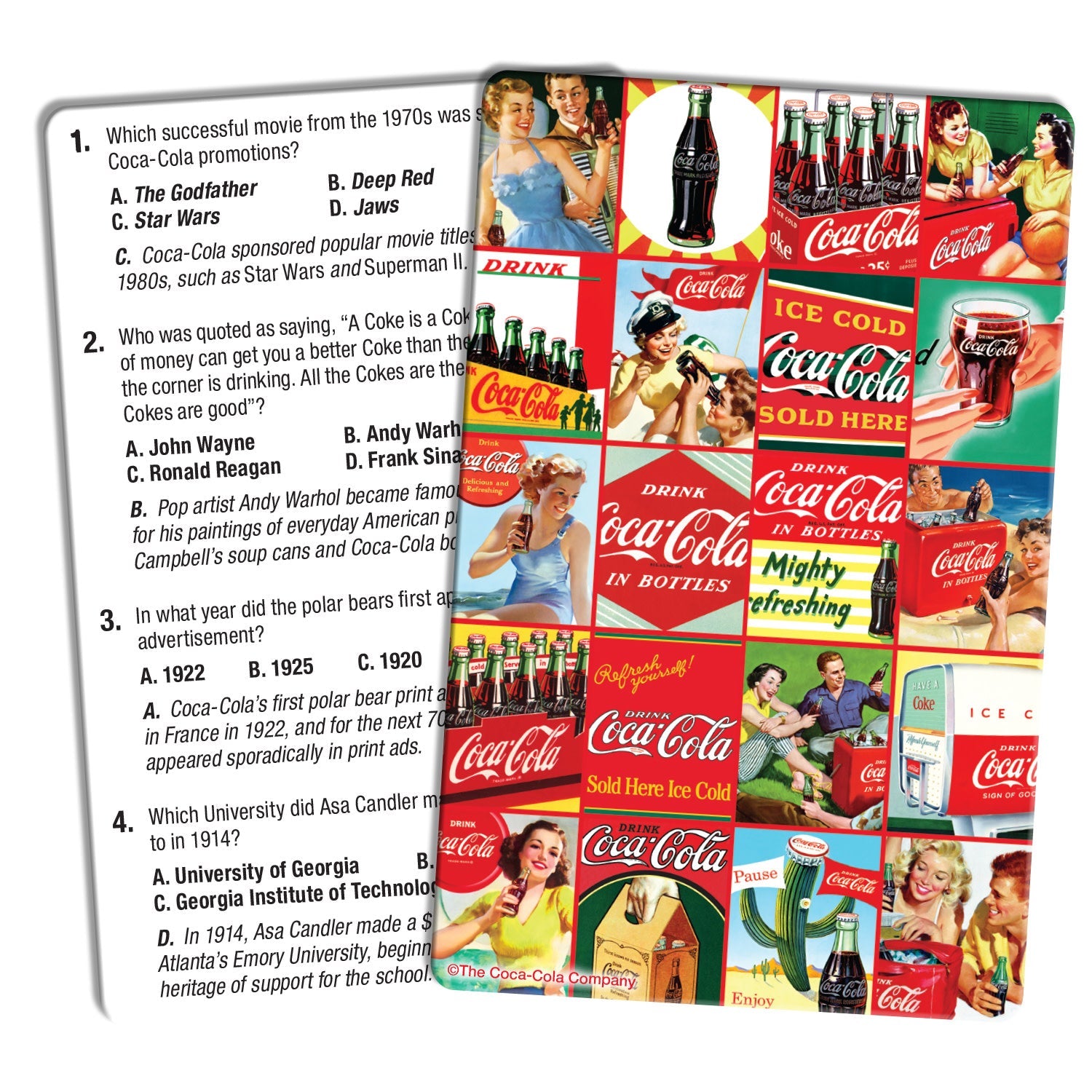 Coca-Cola Trivia Game with Collectible Tin - 757 Sports Collectibles