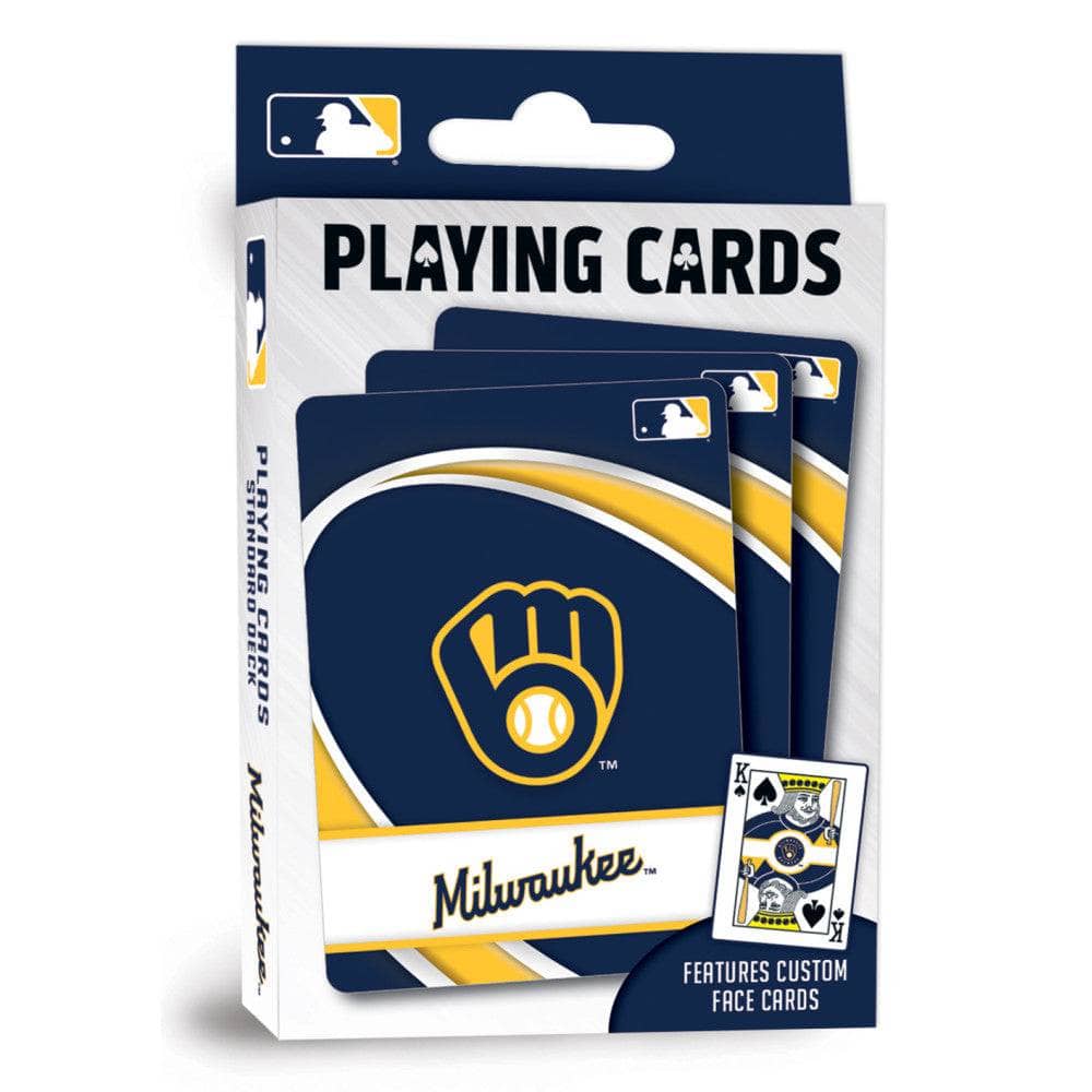 Milwaukee Brewers 54-Card Deck Playing Cards - Sports Gifts, Sports Memorabilia, Sports Collectibles, Fan Shop