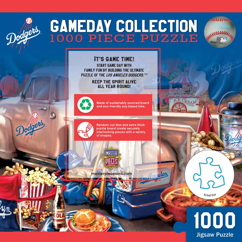 Los Angeles Dodgers Gameday 1000-Piece Jigsaw Puzzle - Sports Gifts, Sports Memorabilia, Sports Collectibles, Fan Shop