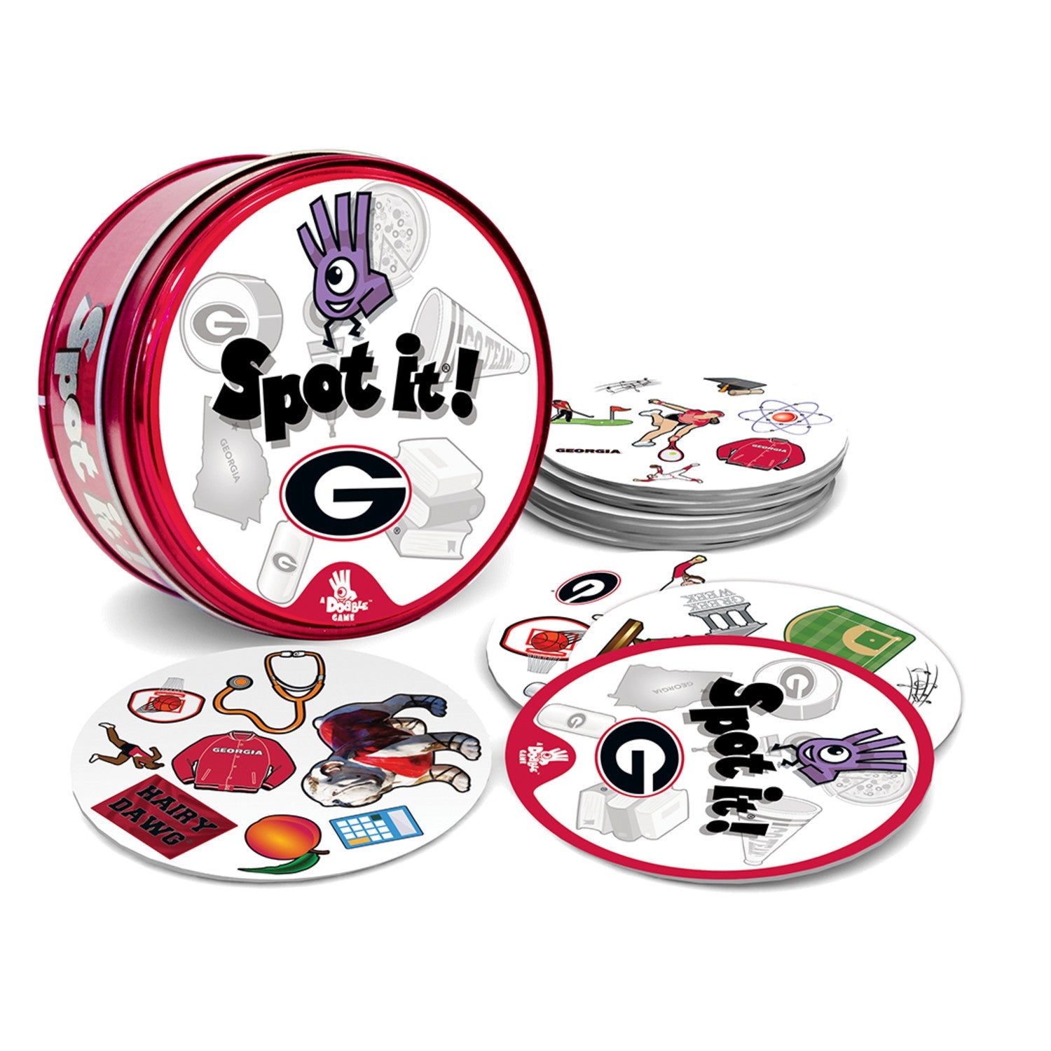 Georgia Bulldogs Spot It! Card Game - 757 Sports Collectibles
