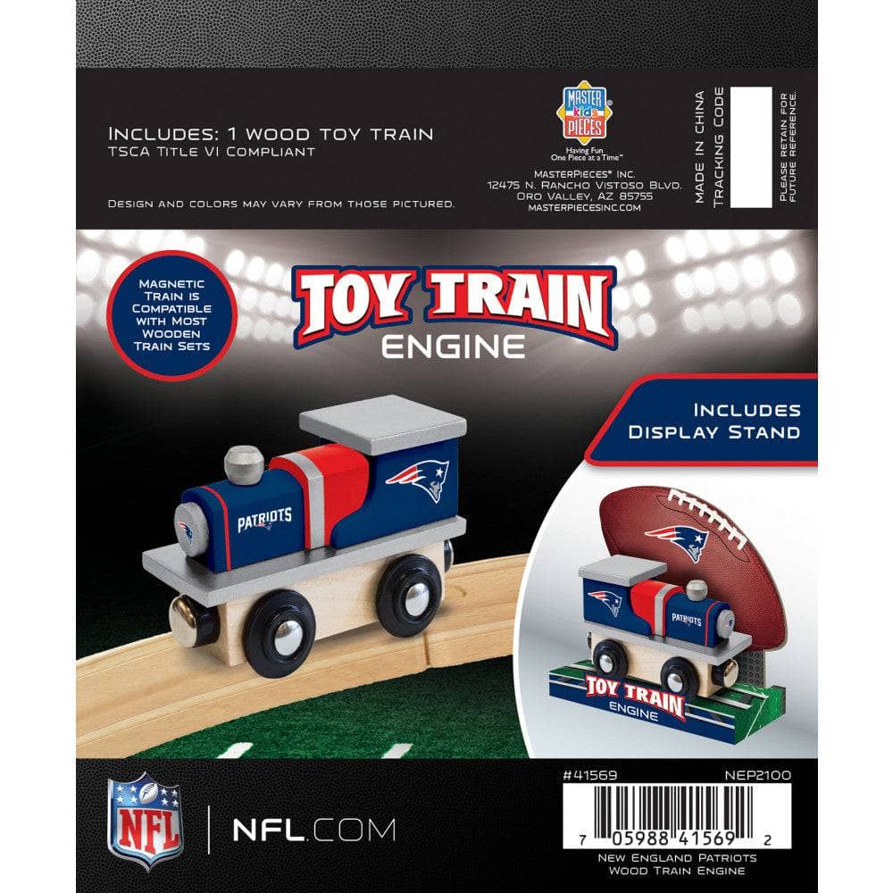 New England Patriots Toy Train Engine - Sports Gifts, Sports Memorabilia, Sports Collectibles, Fan Shop