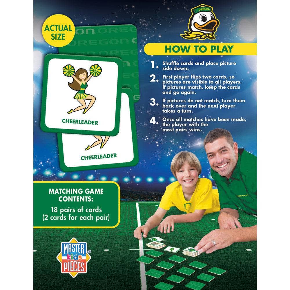Oregon Ducks Memory Matching Game - Sports Gifts, Sports Memorabilia, Sports Collectibles, Fan Shop