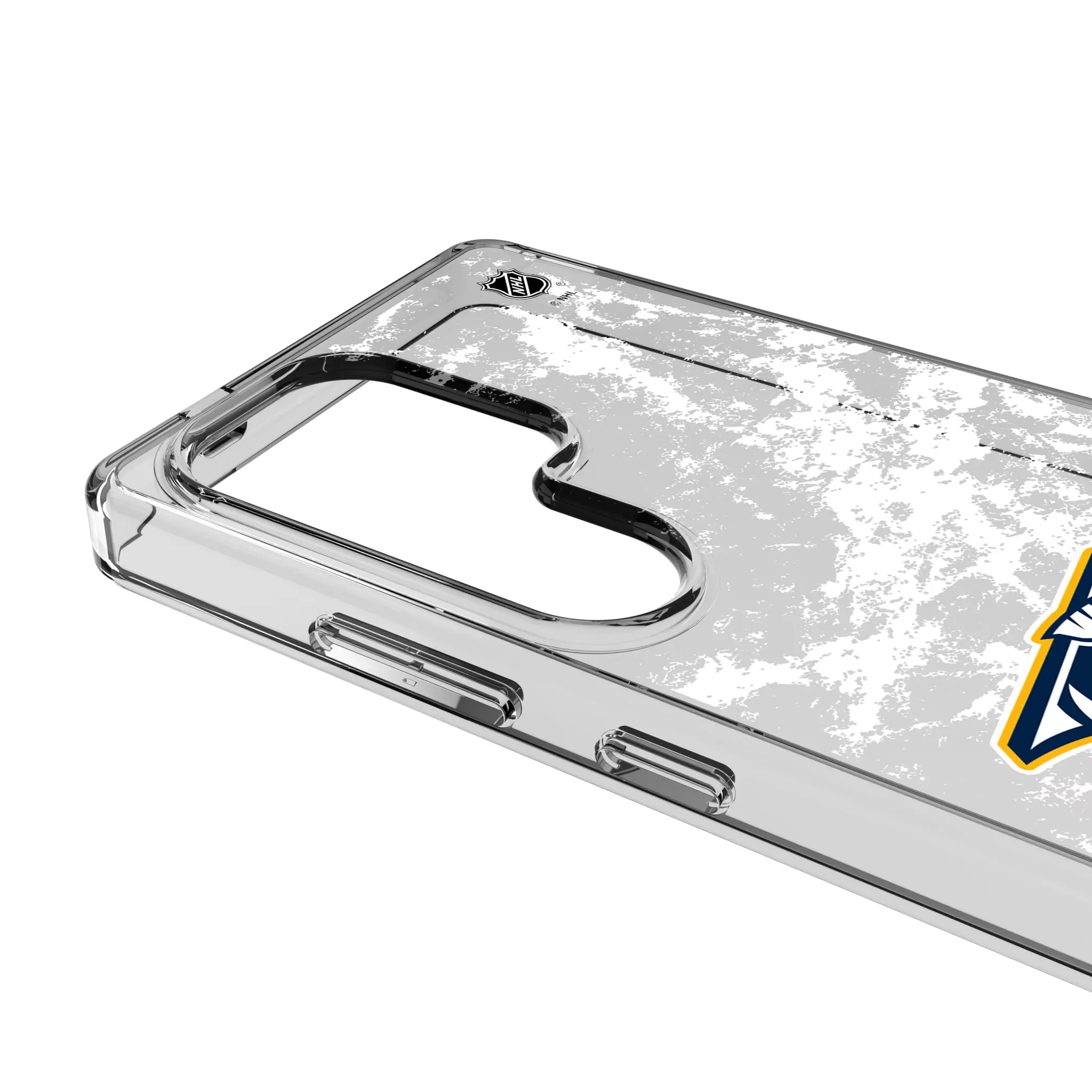 Nashville Predators Ice Stripe Clear Phone Case for Samsung Galaxy