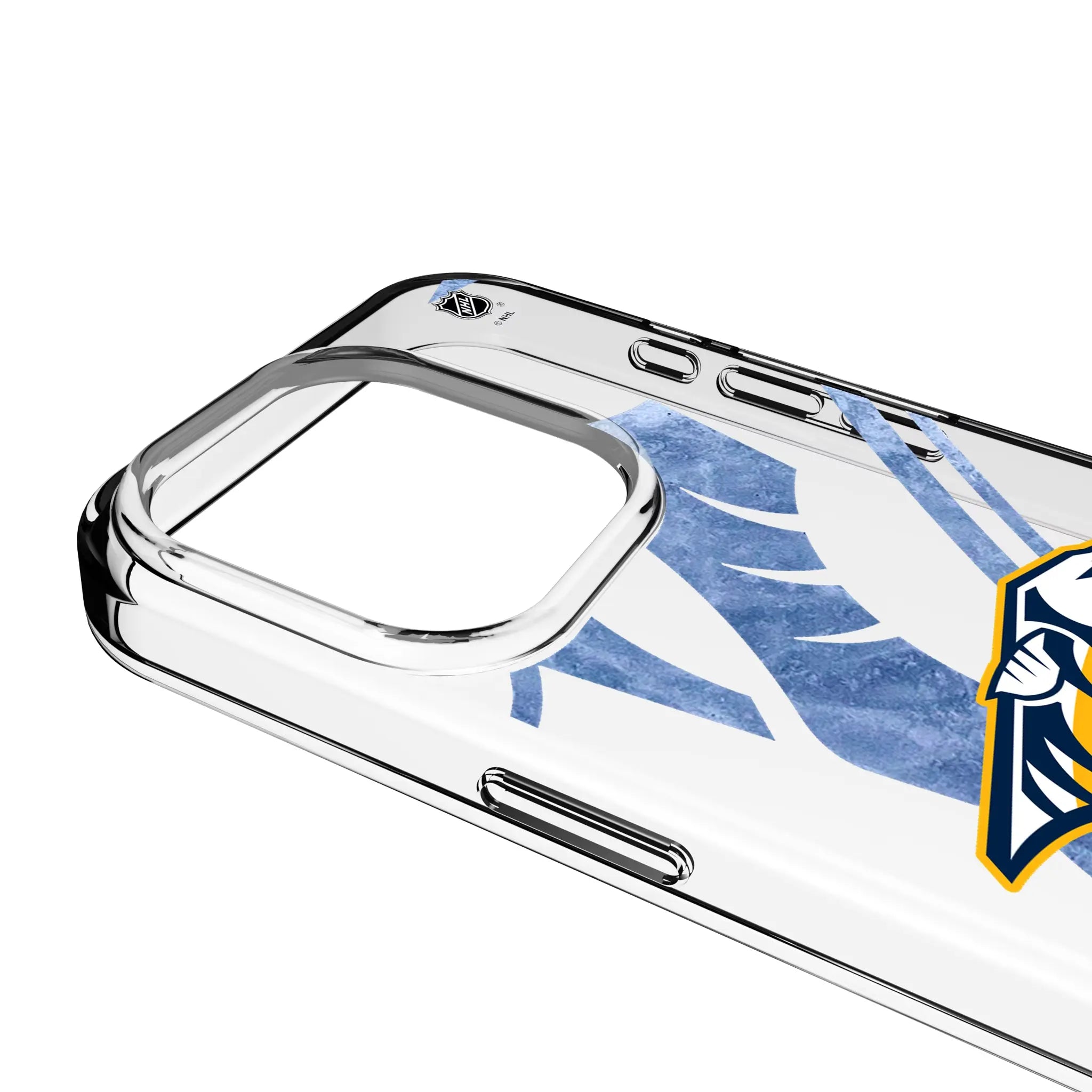 Nashville Predators Ice Tilt Clear Phone Case for Apple iPhone