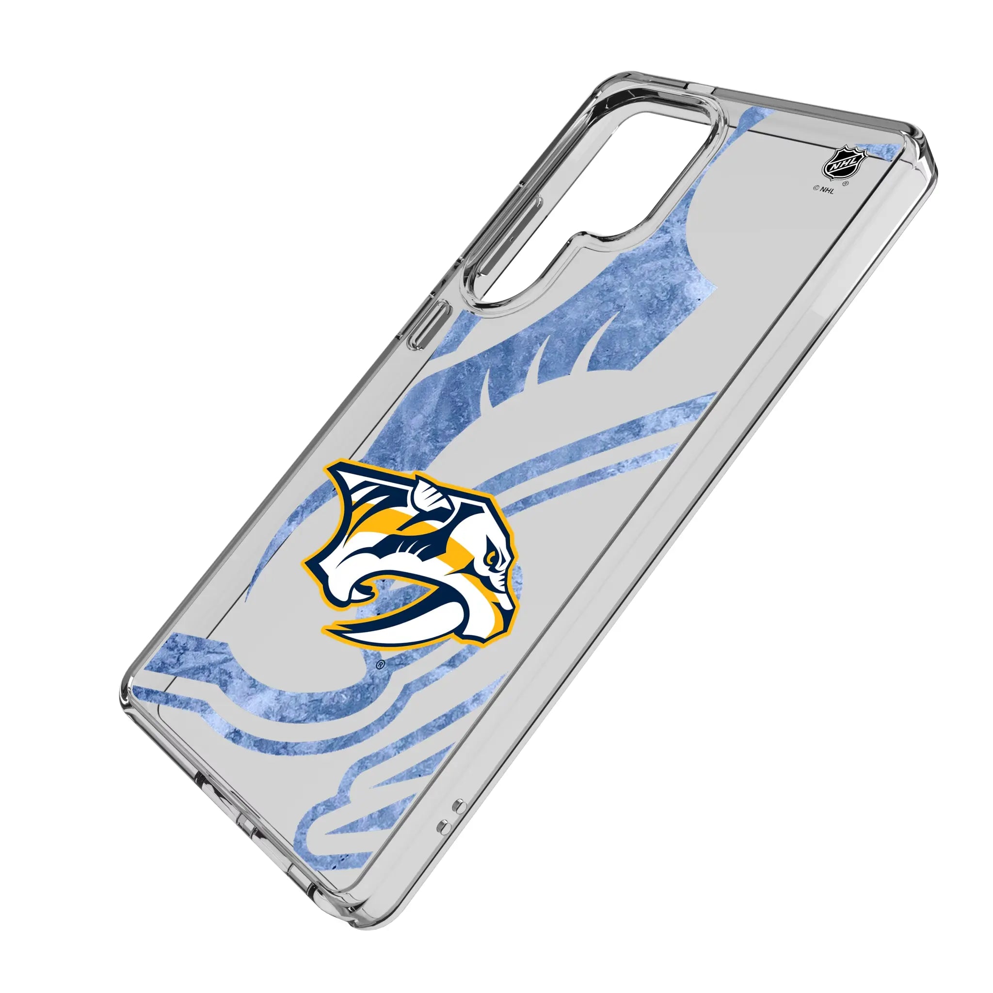 Nashville Predators Ice Tilt Clear Phone Case for Samsung Galaxy