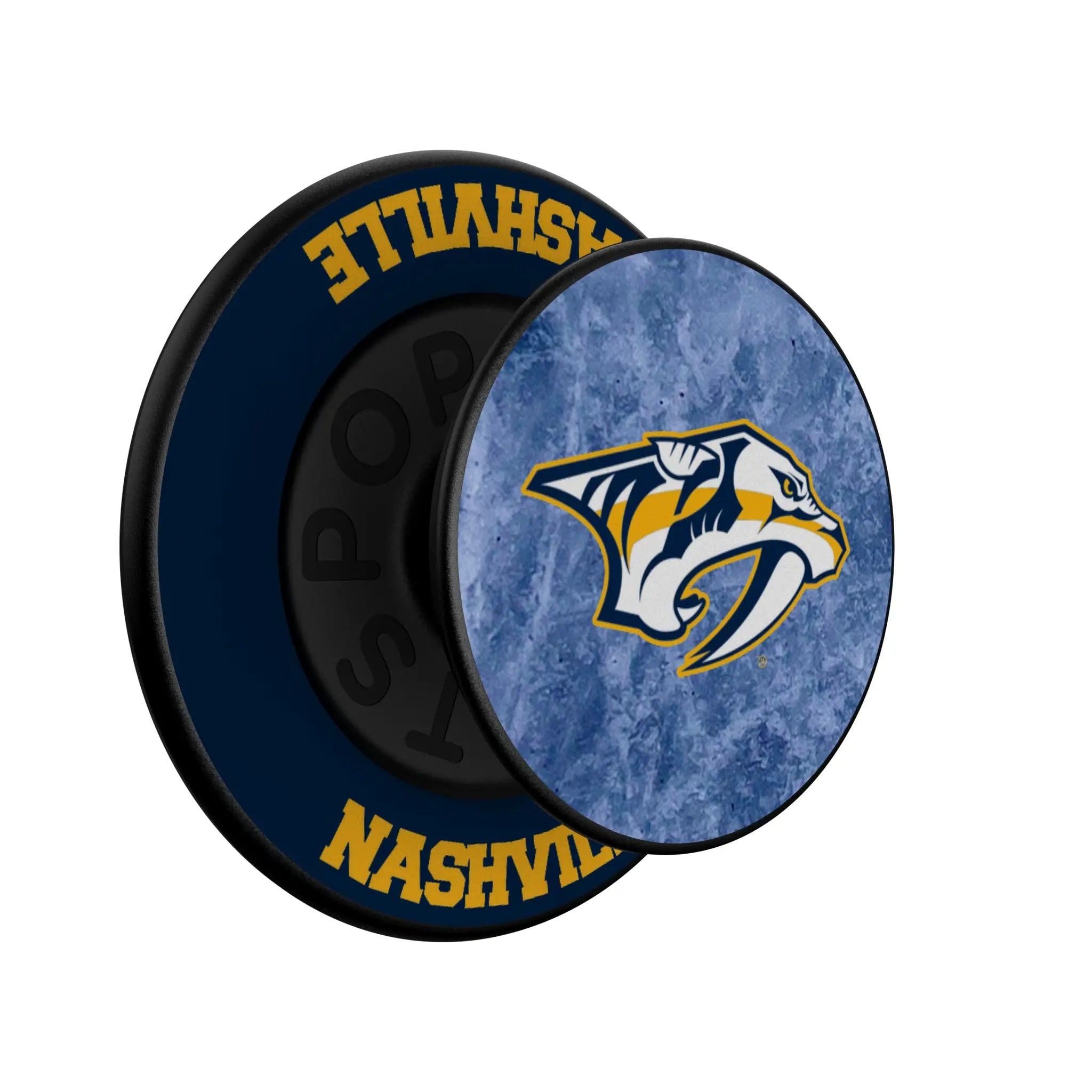 Nashville Predators Ice Wordmark PopSockets Magnetic Phone Grip and Stand