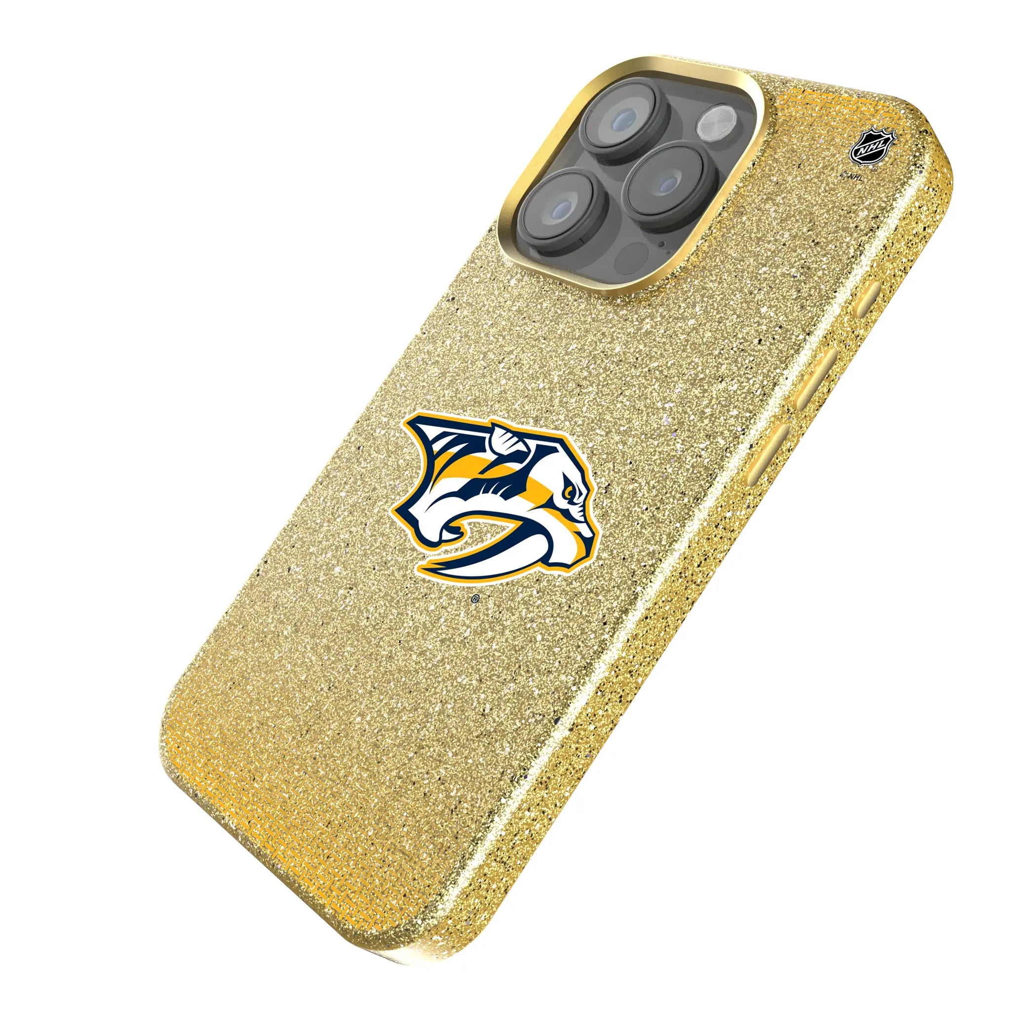 Nashville Predators Linen Bling Phone Case for Apple iPhone