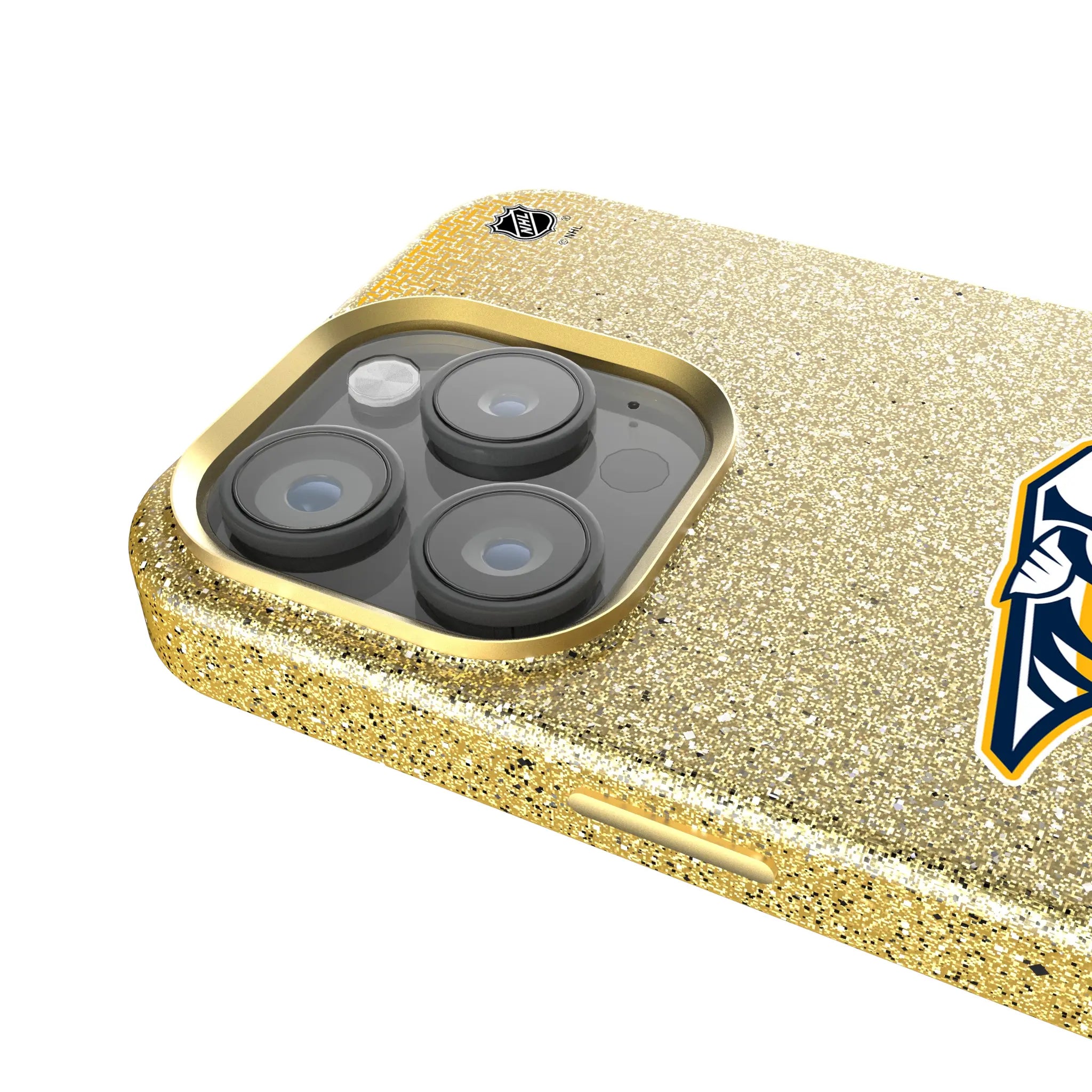 Nashville Predators Linen Bling Phone Case for Apple iPhone