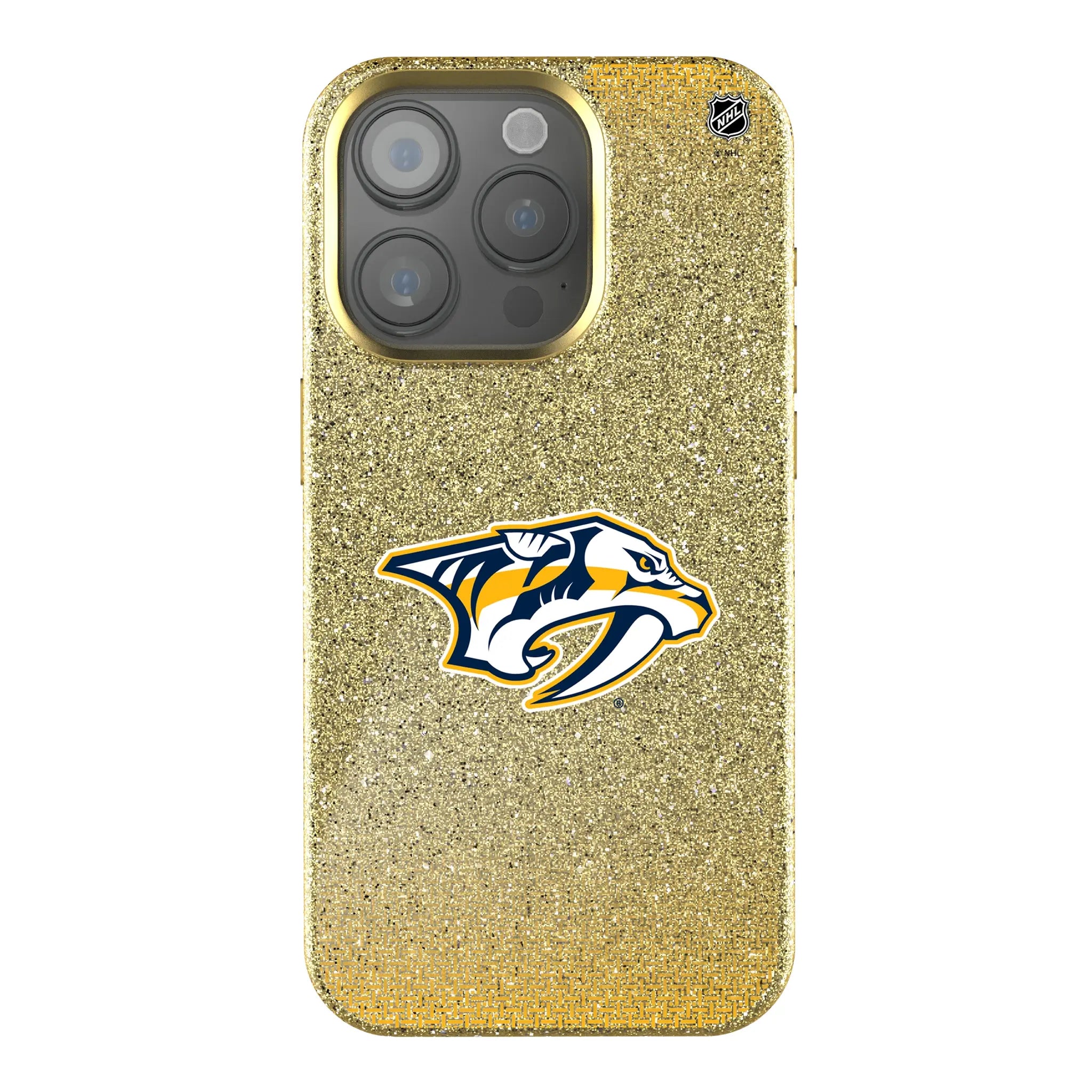 Nashville Predators Linen Bling Phone Case for Apple iPhone