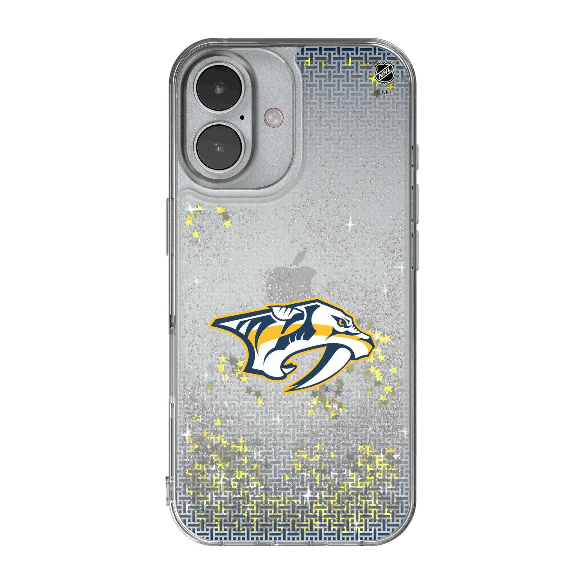 Nashville Predators Linen Glitter Phone Case