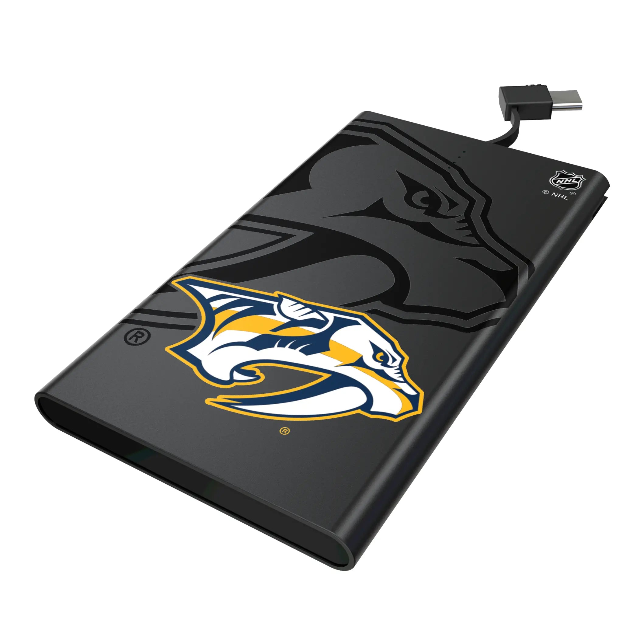 Nashville Predators Monocolor Tilt 5000mAh Flat Powerbank