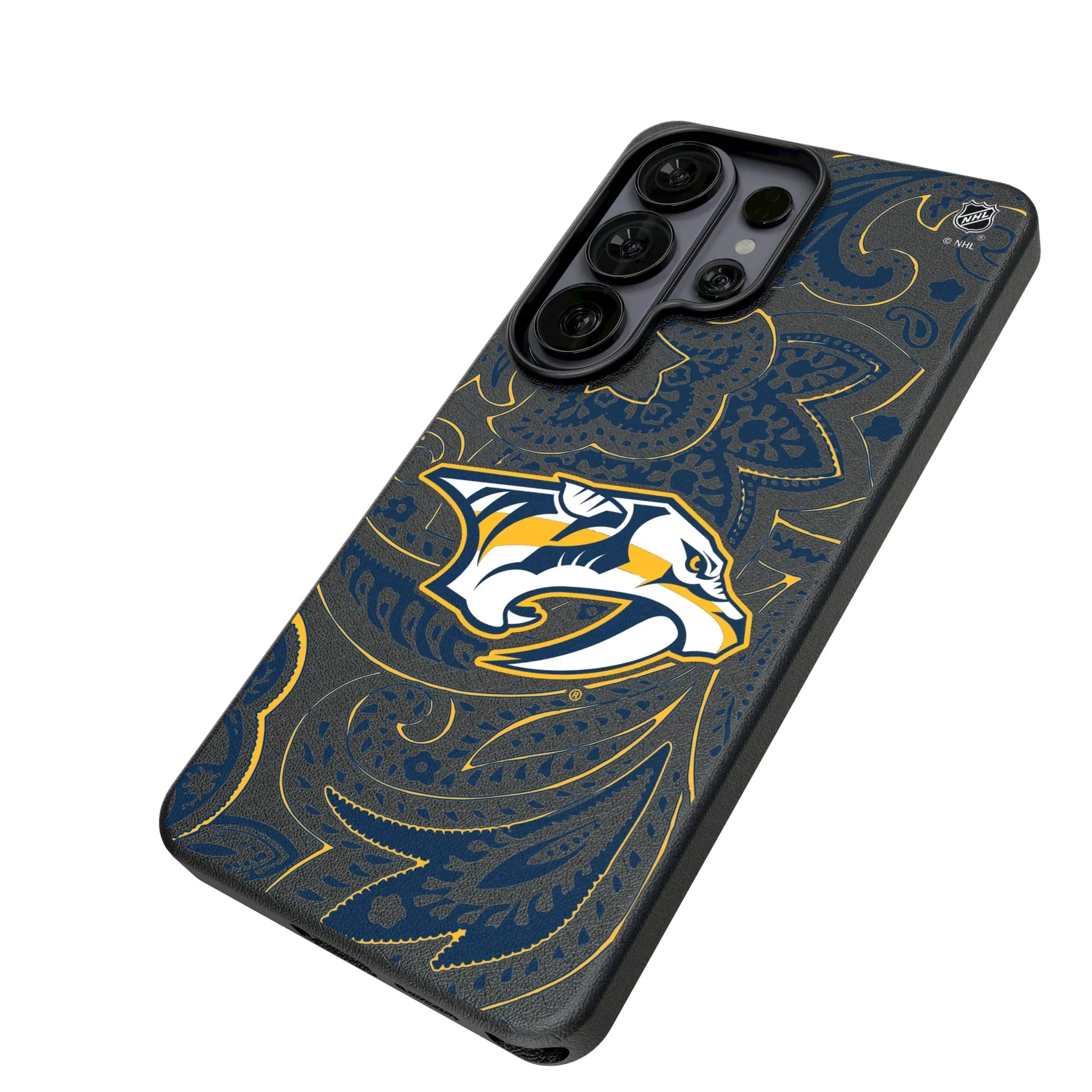 Nashville Predators Paisley MagSafe Compatible Phone Case for Samsung Galaxy