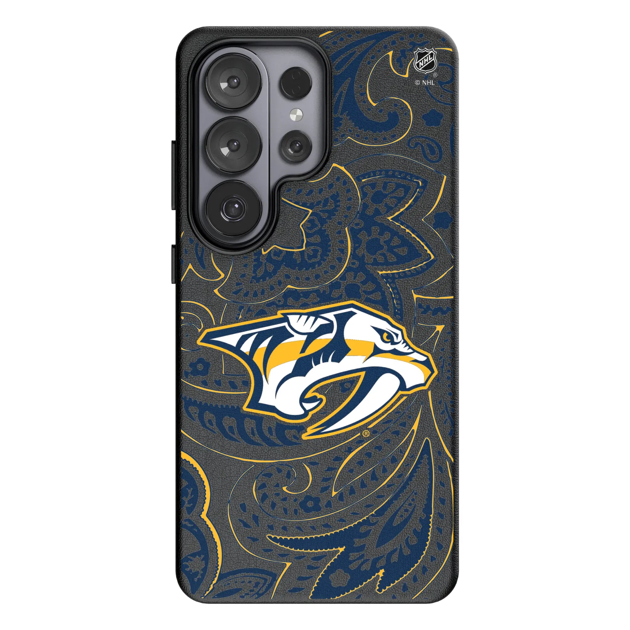 Nashville Predators Paisley MagSafe Compatible Phone Case for Samsung Galaxy