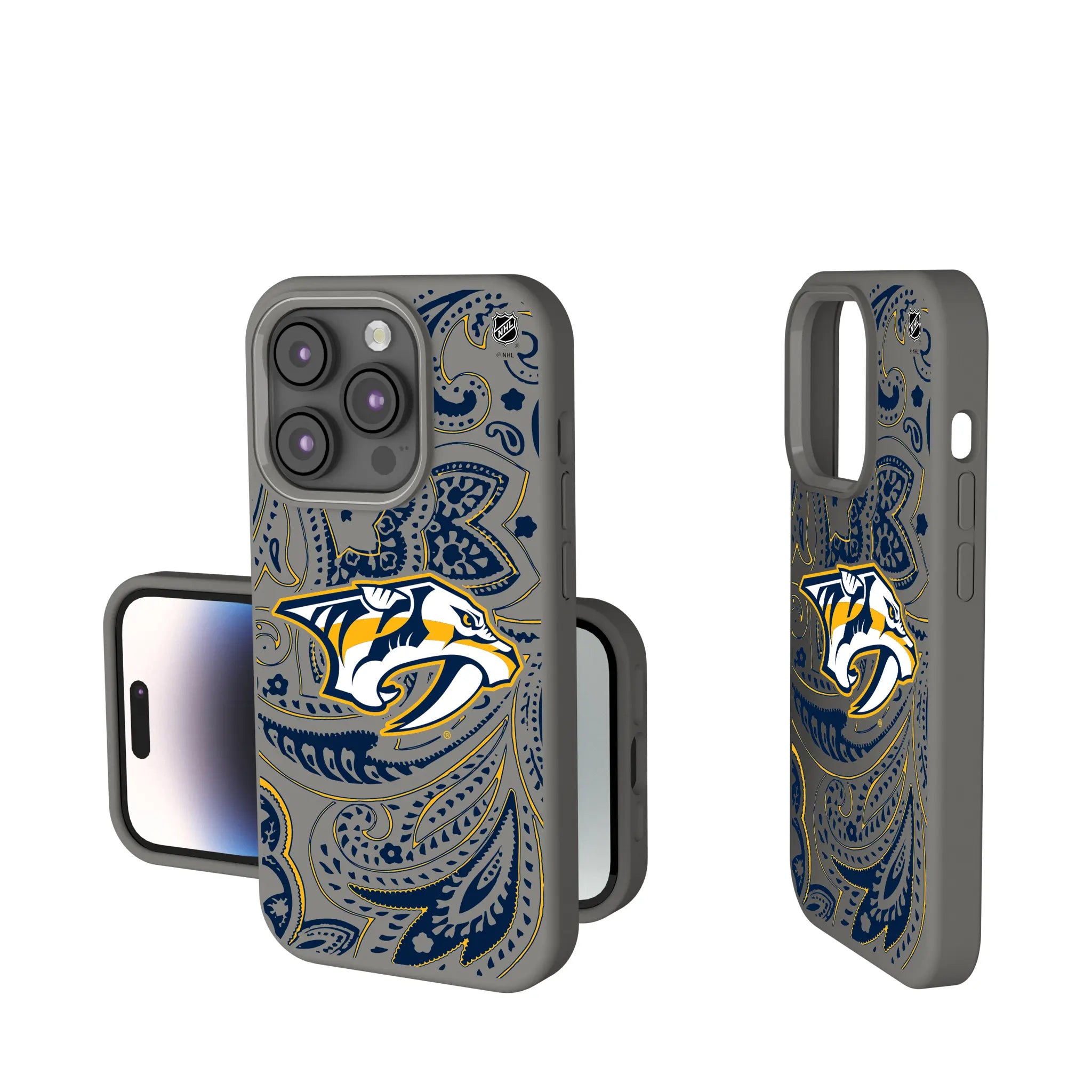 Nashville Predators Paisley Soft Touch Phone Case