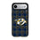 Nashville Predators Plaid MagSafe Compatible Phone Case for Apple iPhone