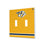 Nashville Predators Stripe Hidden-Screw Light Switch Plate