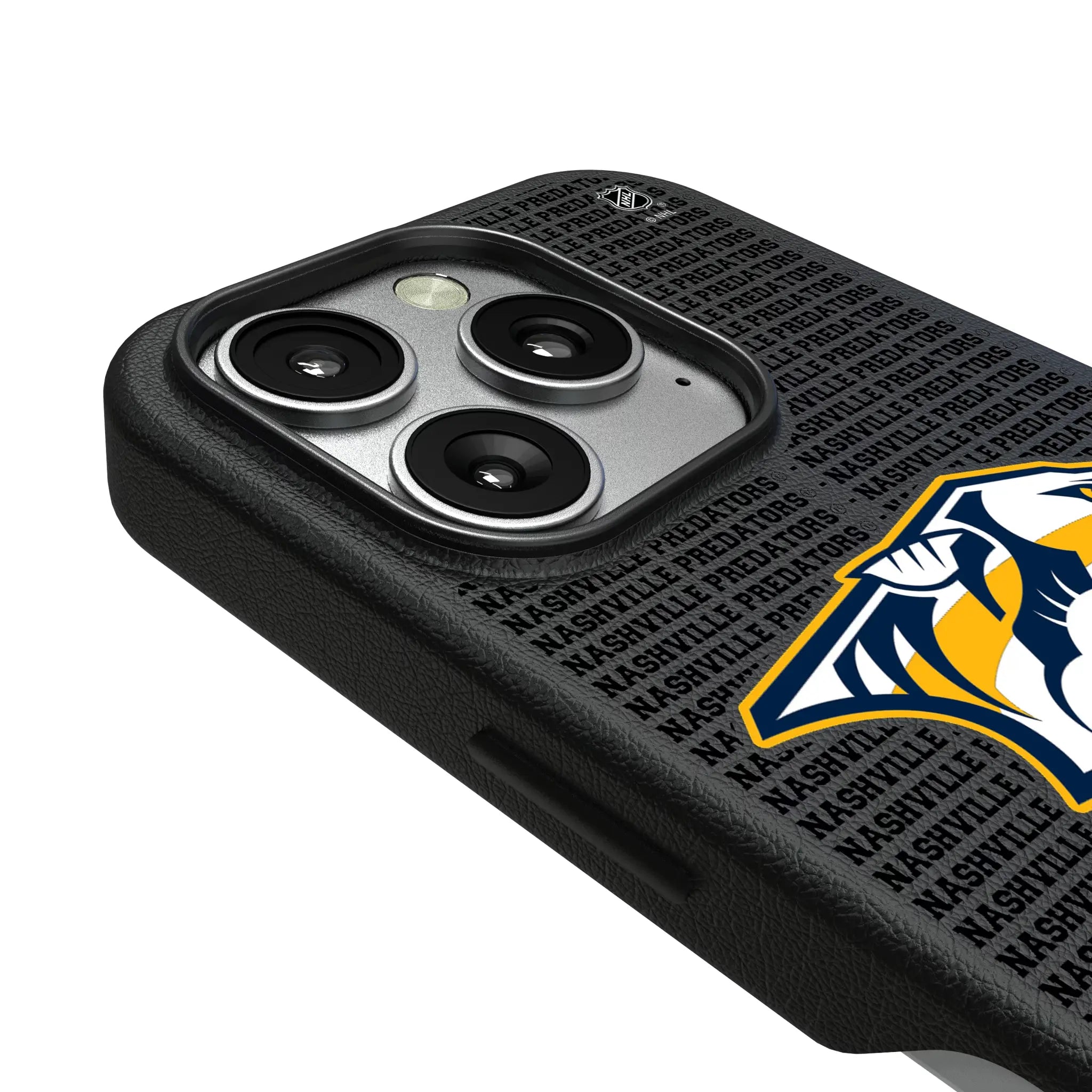 Nashville Predators Text Backdrop MagSafe Compatible Phone Case for Apple iPhone