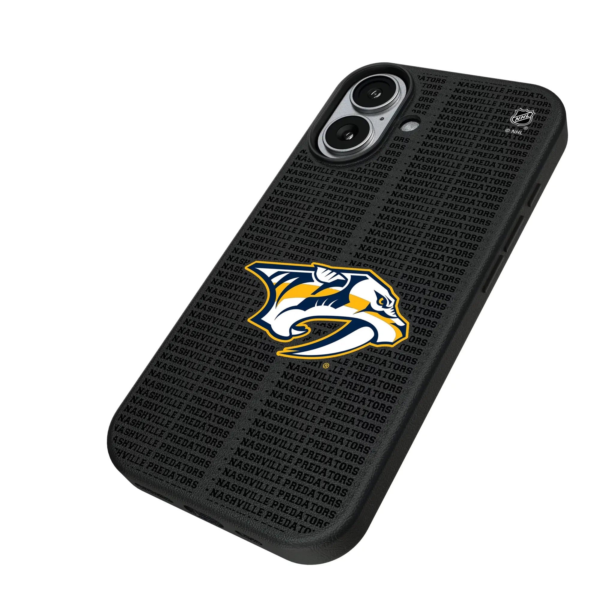 Nashville Predators Text Backdrop MagSafe Compatible Phone Case for Apple iPhone