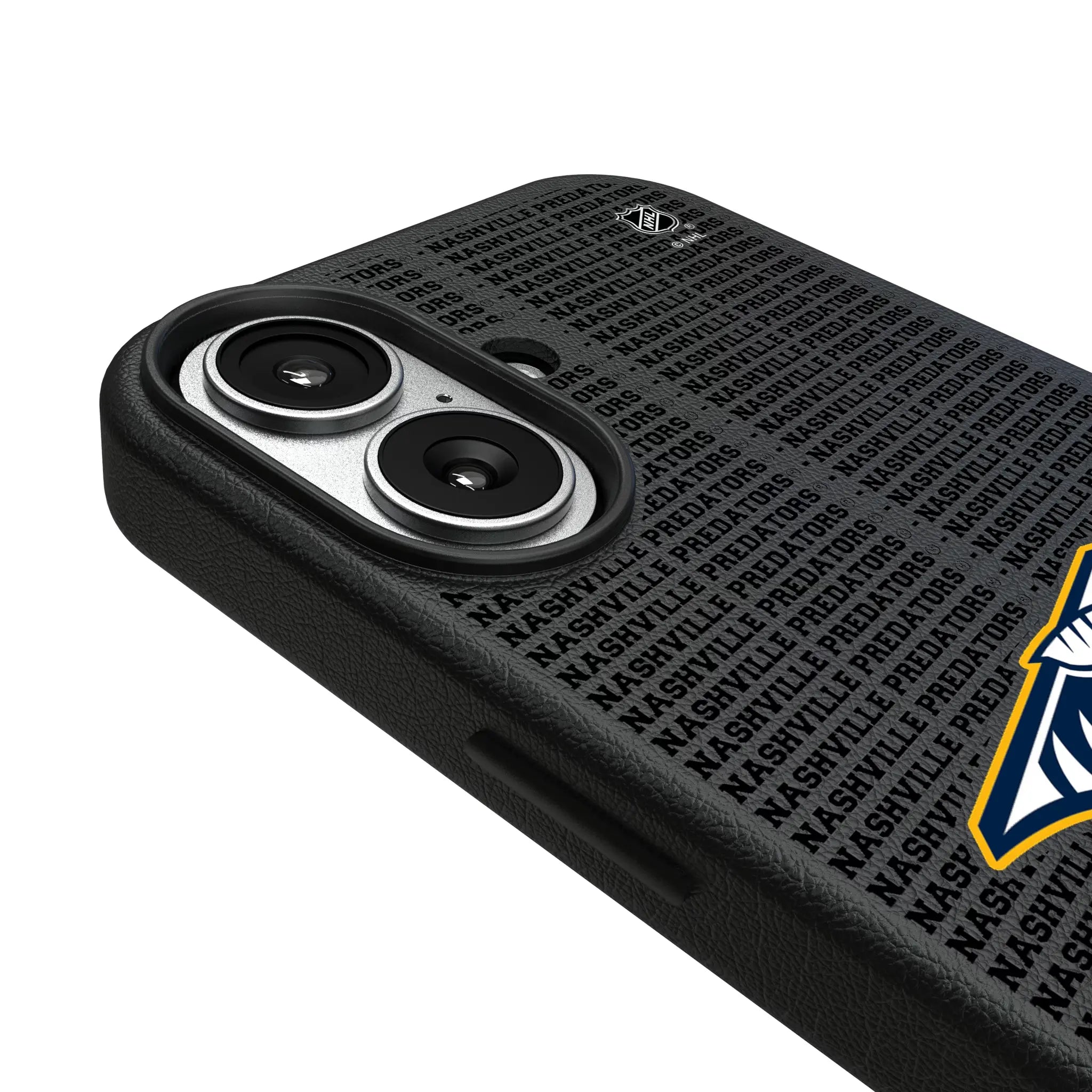 Nashville Predators Text Backdrop MagSafe Compatible Phone Case for Apple iPhone