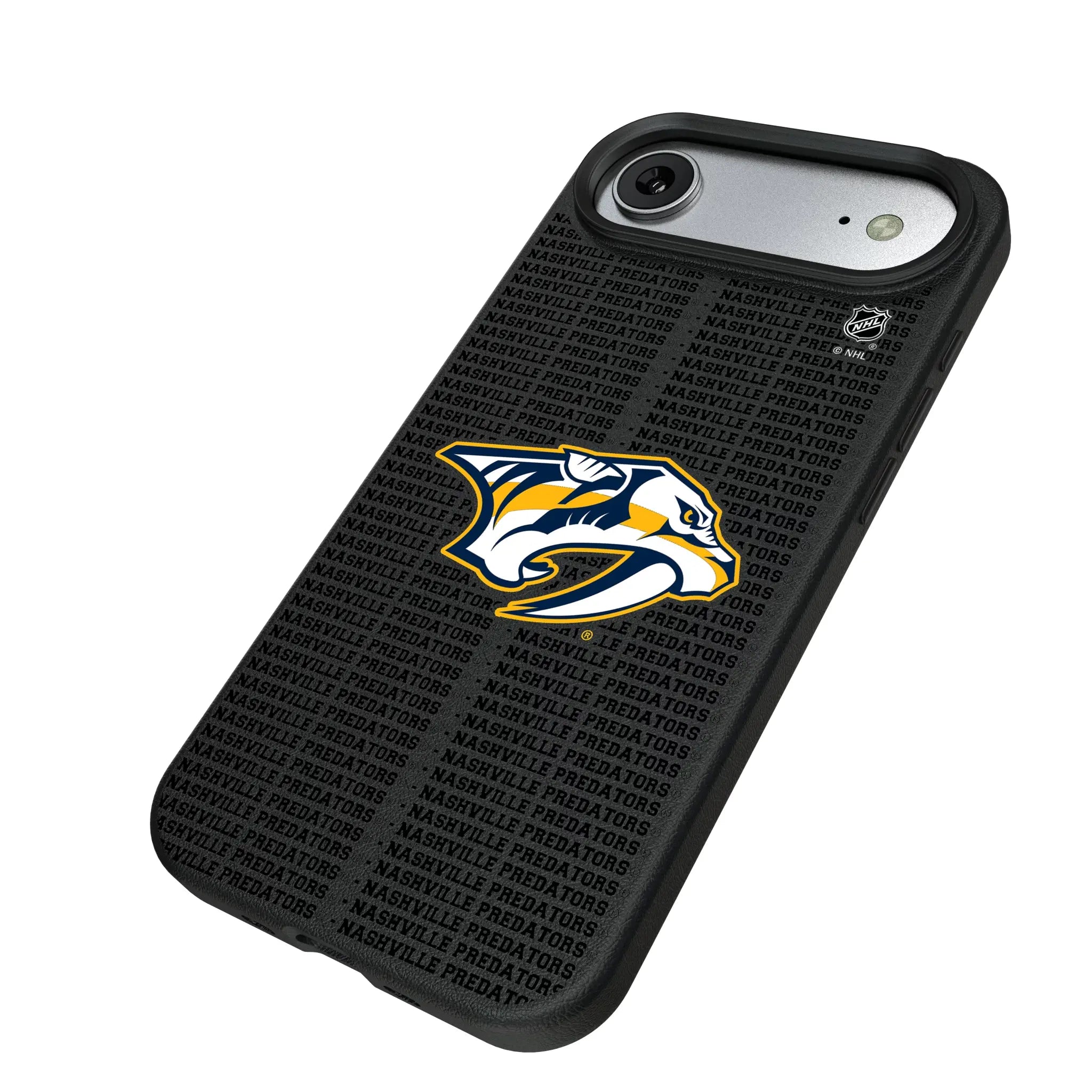 Nashville Predators Text Backdrop MagSafe Compatible Phone Case for Apple iPhone