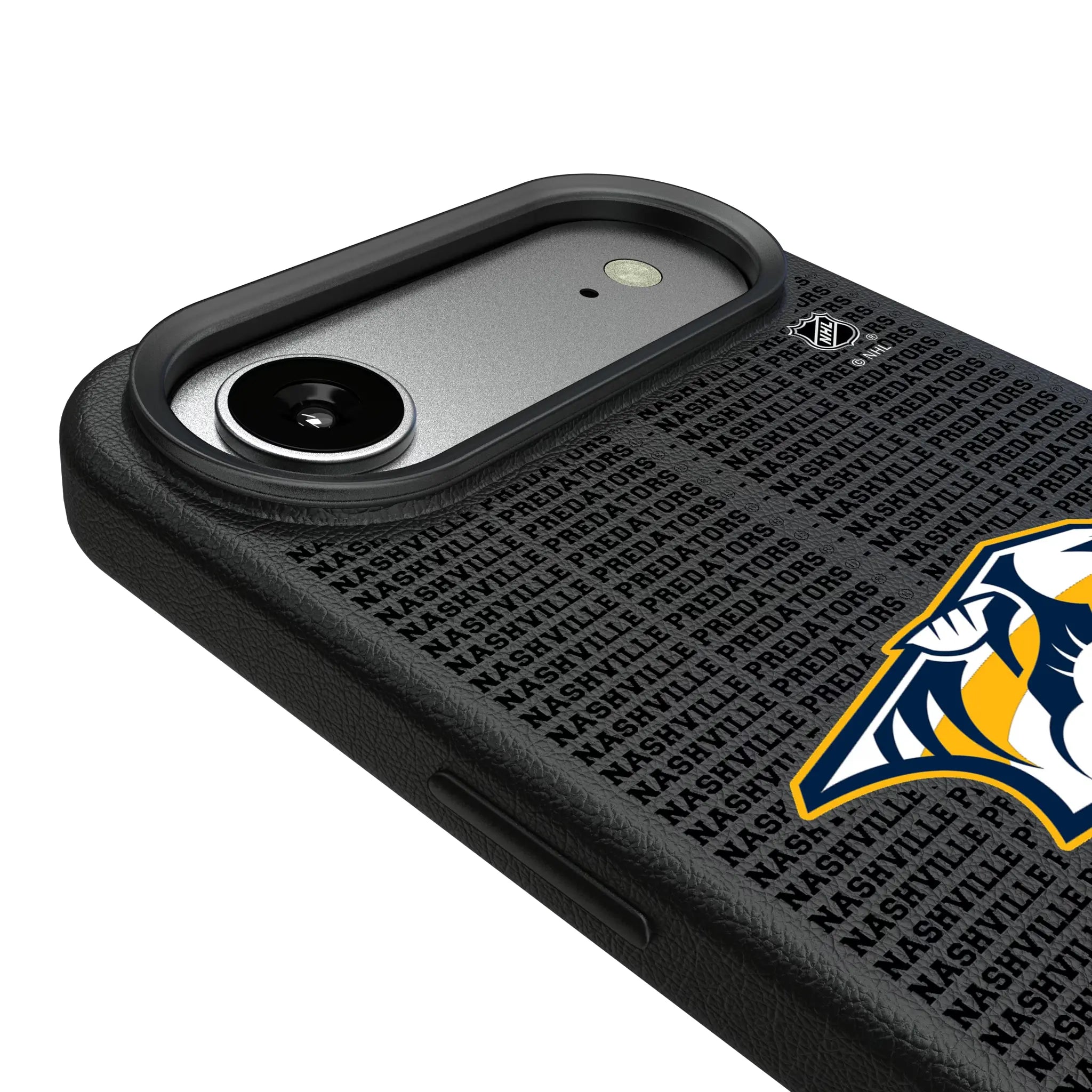 Nashville Predators Text Backdrop MagSafe Compatible Phone Case for Apple iPhone